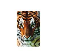 Tiger Pattern Car Air Fresheners 4 Pcs Rectangle Hanging Aromatherapy Tablets Scented Fresheners For Bedroom Bathroom