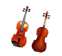 Tiger Pattern Handmade Violin Bright Solid Wood Veneer Violin With Box(1/2)