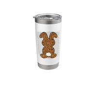 Tiger Pattern Rabbit Bleached Easter Bunny for Kids Stainless Steel Insulated Tumbler