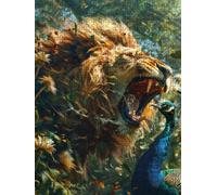 Tiger Peacock Jigsaw Puzzle 4000 Piece, Puzzles for Adults 4000, The Impossible Challenge, Jigsaw Puzzle Games Classic Educational, Wooden Puzzles, for Home Wall Decoration Gift FNKL1-640