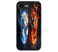 Tiger Phone Case Glass Phone Cover Protective Shell Compatible with iPhone 16/Pro/Pro Max/Plus/E