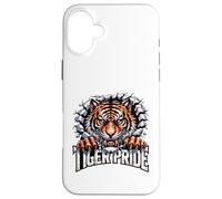 Tiger Pride Retro Tiger School Sports Team Case for iPhone 16 Plus