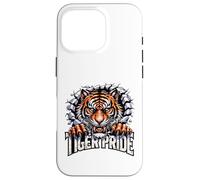 Tiger Pride Retro Tiger School Sports Team Case for iPhone 16 Pro
