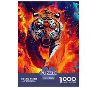 Tiger Puzzles 1000 Piece for Adults And Kids King of Beasts Challenge High Difficulty Impossible Puzzle Toys Relaxing Decor Gift Beautiful Decoration 38x26cm/1000pcs