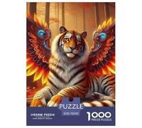 Tiger Puzzles 1000 Piece for Adults And Kids King of Beasts Classic Educational Games Impossible Puzzle Toys Relaxing Decor Gift Beautiful Decoration 70x50cm/1000pcs