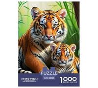 Tiger Puzzles 1000 Pieces for Adults And Kids King of Beasts Challenge High Difficulty Family Puzzle Game Relaxing Decor Gift Beautiful Decoration 38x26cm/1000pcs