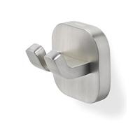 Tiger Ramos, Towel hook large, double Brushed stainless steel, 39x50x50mm