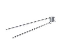 Tiger Ramos Towel Rail with 2 Arms, Stainless steel, Chrome, 5 x 5.9 x 45.1 cm
