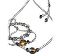 Tiger’s Eye, Black Tourmaline, Obsidian Trio | I am Brave Protection & Courage Crystal Bracelet & Necklace | Authentic Artisan Jewelry for Protection & Strength For Men & Women Bnd-TE62-ST