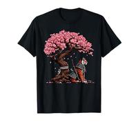 Tiger Samurai Anime Japan Graphic Japanese Warrior T-Shirt