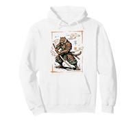 Tiger Samurai Blade Warrior Art Japanese Tiger Ronin Sumi-e Pullover Hoodie