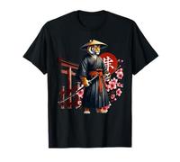 Tiger Samurai Japanese Graphic Art Aesthetic Manga T-Shirt