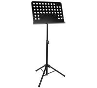 Tiger SF-MUS7-BK Orchestral Music Stand with Folding Tripod Base - Black