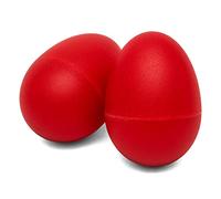 TIGER SHA7-CL Plastic Egg Shakers Percussion Maracas Pack of Two - Red