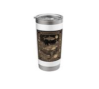 Tiger Shark Constellation Tarot Card Gothic Stainless Steel Insulated Tumbler