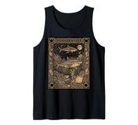 Tiger Shark Constellation Tarot Card Gothic Tank Top