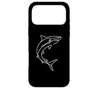 Tiger Shark Line Art Ocean Predator Marine Life Design Case for iPhone 17 Pro Max