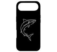 Tiger Shark Line Art Ocean Predator Marine Life Design Case for iPhone Air