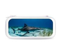 Tiger Shark Ocean Printed Slim Carrying Case for Switch Hard Portable Protective Cover for Game Card