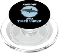 Tiger Sharks Awesome like a Tiger Shark PopSockets PopGrip for MagSafe