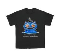 Tiger Shirt - Huntrix Graphic Tee for Fans of Mira, Rumi, Zoey - Fantasy Idol Merch (4XL,Black)