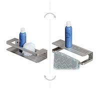 Tiger Shower Basket/Towel Rail, Brushed Stainless Steel, BxHxT: 35 x 7 x 10,6 cm, 1400830946