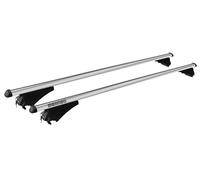 Menabo Shermon Black Raised Rail Roof Bars 1180mm (90kg Max.)