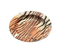 Tiger Skin Metal Cigarette Ashtray For Home Office Garden Animal African Decoration Gift Cigars Safari Bedroom Cool Ash Tray For Smoker