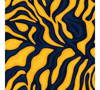 Tiger Skin Self Adhesive Wallpaper Black Yellow Stripes Contact Paper Peel and Stick Wallpaper Thicken Waterproof Matte with Sticky Back Canvas Wall Cabinets Furniture Stickers Decorate 0.4×5 m