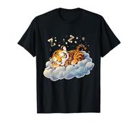 Tiger Sleep Cloud Napping Tiger Lover Cute Tiger Sleeping T-Shirt