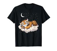 Tiger Sleep Cute Tiger Sleeping Cloud Napping Tiger Lover T-Shirt