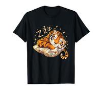 Tiger Sleep Cute Tiger Sleeping Napping Tiger Lover T-Shirt