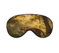 Tiger Sleep Mask Block Light Eye Sleep Shade Cover Comfortable Lightweight Sleeping Blindfold Soft Breathable Night Eye Cover Adjustable Band Eye Mask for Men Women