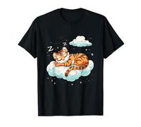 Tiger Sleep Napping Cloud Tiger Lover Cute Tiger Sleeping T-Shirt