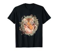 Tiger Sleep Napping Cup Tiger Lover Cute Tiger Sleeping T-Shirt