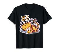 Tiger Sleep Napping Tiger Lover Cute Tiger Sleeping T-Shirt