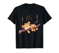 Tiger Sleep Nature Cute Tiger Sleeping Napping Tiger Lover T-Shirt