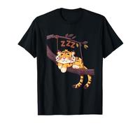 Tiger Sleep Nature Napping Tiger Lover Cute Tiger Sleeping T-Shirt