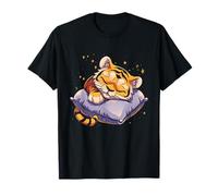 Tiger Sleep Tiger Lover Cute Tiger Sleeping Napping T-Shirt