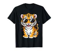 Tiger Spirit Tiger cub Face Wild Animal Colorful 80s T-Shirt