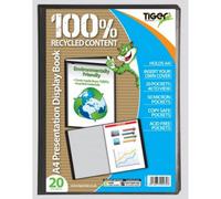 Tiger Stationery A4 Display Book Black/blue (One Size)