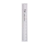 Tiger Stationery Transparent Plastic Rulers (Pack Of 12) Clear (15Cm)