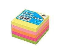 Tiger Sticky Memo Notes Neon Block Cube Pad 3x3" 450 Sheets