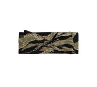 Tiger Stripe Camo Baby bow headband, a hair accessory for newborns and infants, suitable for babies 0-6 months old