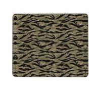 Tiger Stripe Camo Non-Slip Rubber Base Mouse Pad with Lock Edge, Large Extended Desk Mat for Enhanced Game Work