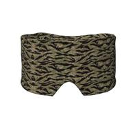 Tiger Stripe Camo Printed Slumber Eye Shield, Reversible Sleep Gear, Light Blocking Headwrap, for Travel Comfort