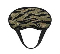 Tiger Stripe Camo Sleep Mask for Side Sleeper, Eye Mask Sleeping for Women Men,for Sleeping with Elastic Band