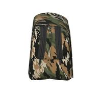 Tiger Stripe Camouflage Printed Flip Pencil Case with 2 Compartments, Large Capacity, Portable Stationery Organizer for School, Travel and Art