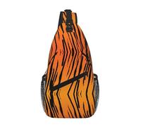 Tiger Stripe Crossbody Sling Bag Crossbody Shoulder Chest Bag Shoulder Strap Waist Fanny Pack Men Women