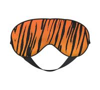 Tiger Stripe Double Sided Sleep Mask Soft Comfortable Light Blocking Eye Cover for Night Rest